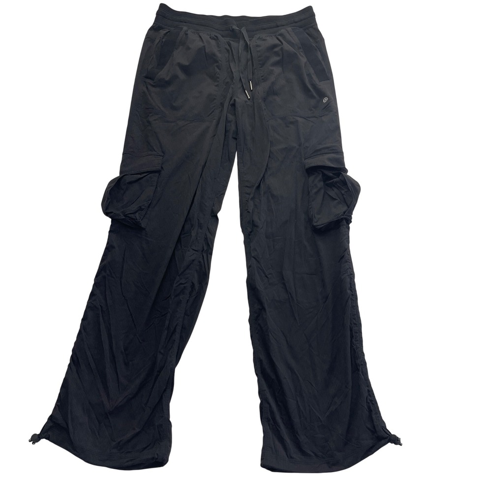 Lululemon Dance Studio Relaxed-Fit Mid-Rise Cargo Pants Medium Black LW5GILS
